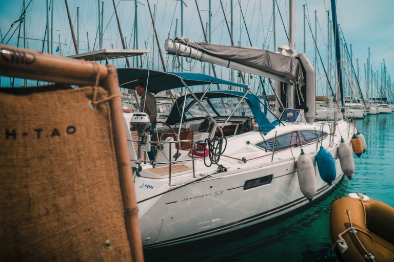 a boat in the water